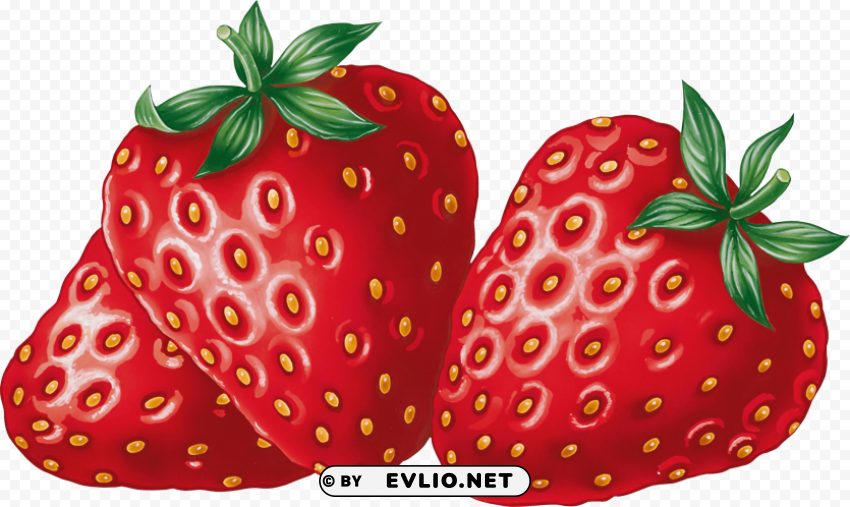 strawberries Transparent image
