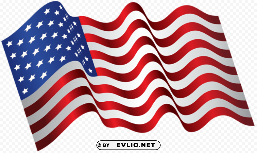 Usa America Waving Flag PNG Images With No Background Essential