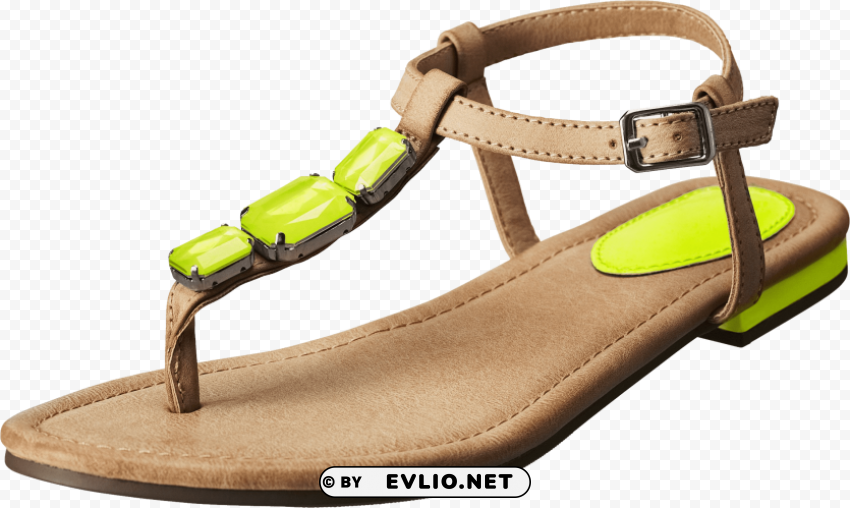 leather sandal ladies PNG pictures without background