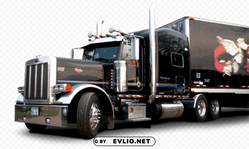 american truck black sideview HighQuality Transparent PNG Isolated Artwork