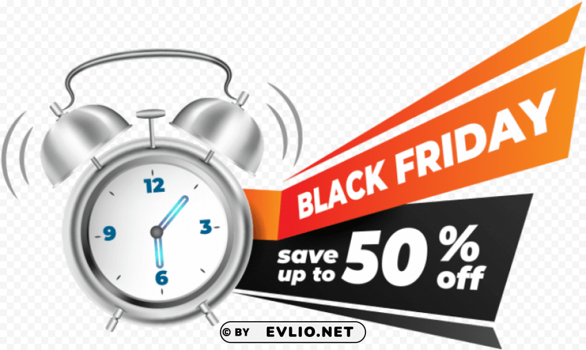 black friday Clear Background PNG Isolated Graphic Design