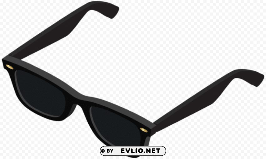 black sunglasses Transparent PNG artworks for creativity