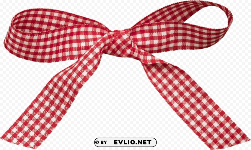 bow check christmas country christmas loop ribbon - red and white checkered bow clipart High-quality PNG images with transparency