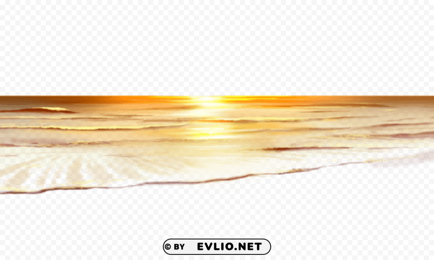 sea sunset ground PNG clip art transparent background