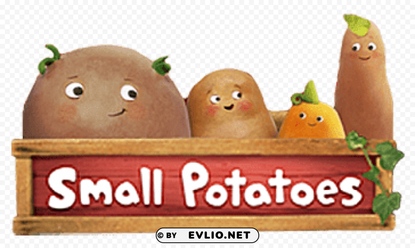 small potatoes logo PNG Object Isolated with Transparency