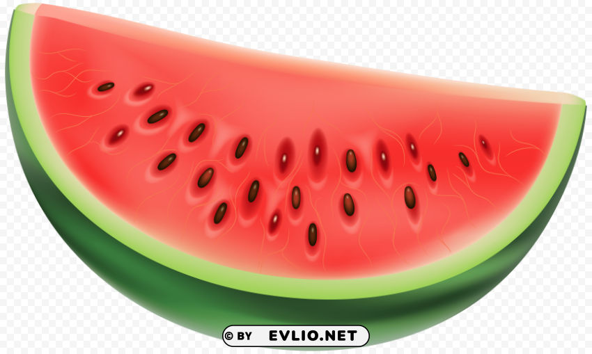 watermelon Transparent Background Isolated PNG Character