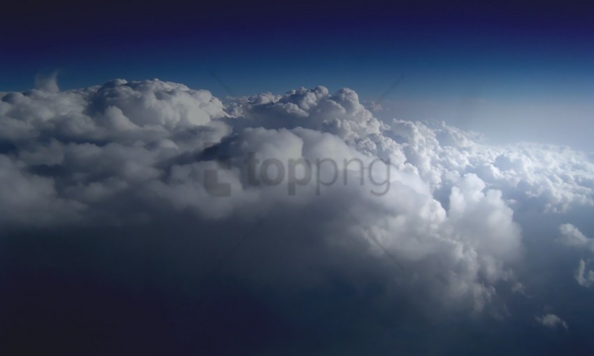 above the clouds Isolated Artwork on Transparent Background