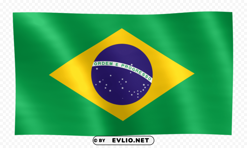 brazil flag PNG for design