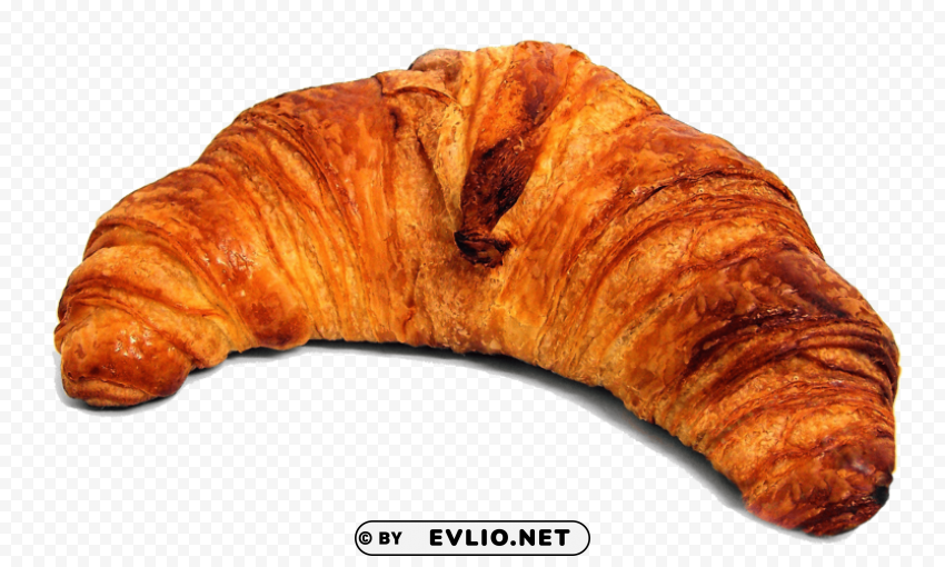 croissant PNG Graphic Isolated on Clear Background Detail