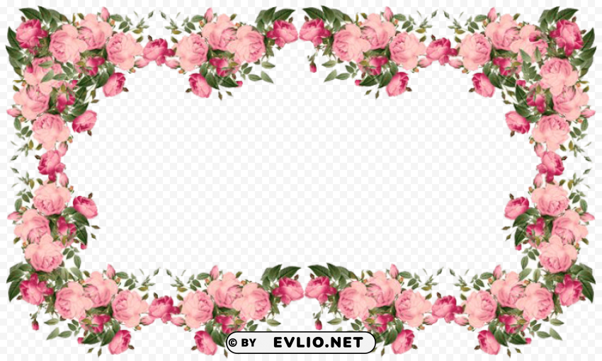 flowers borders Isolated Subject in Transparent PNG png - Free PNG Images ID 1d7c24a1