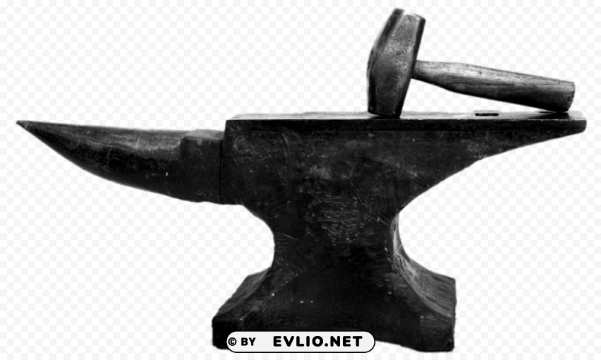 hammer and anvil PNG for educational projects