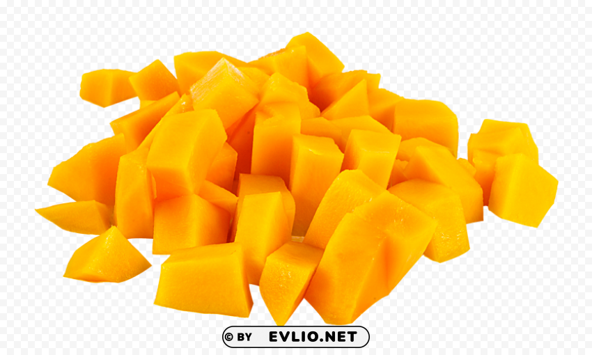 Mango Slice PNG images with transparent layer