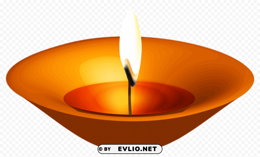 diwali candle PNG Graphic with Clear Background Isolation