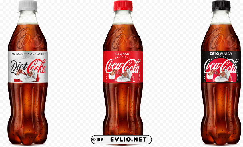 coke glass bottle - coca cola christmas 2017 PNG with Transparency and Isolation