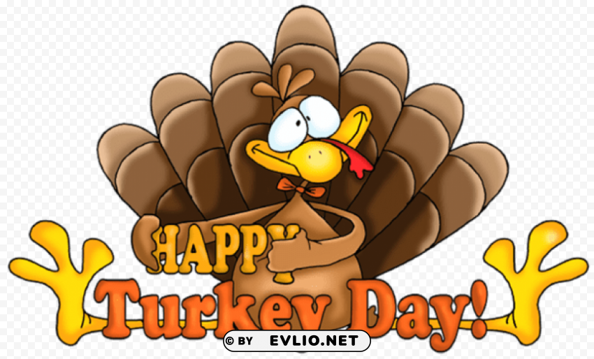 transparent happy turkey day PNG images with alpha mask