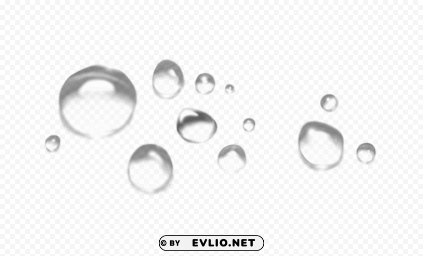water drops PNG files with clear backdrop assortment