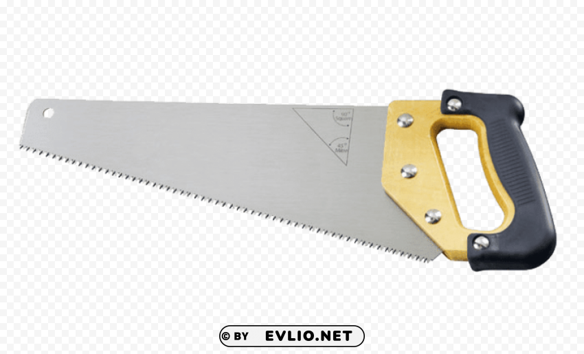Transparent Background PNG of hand saw PNG with Isolated Transparency - Image ID 5bd762f9