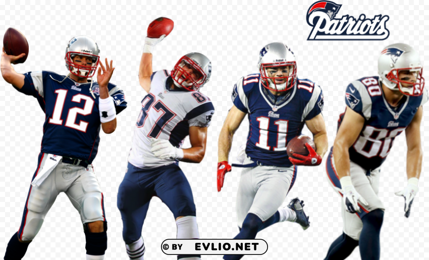 new england patriots players PNG with transparent background free