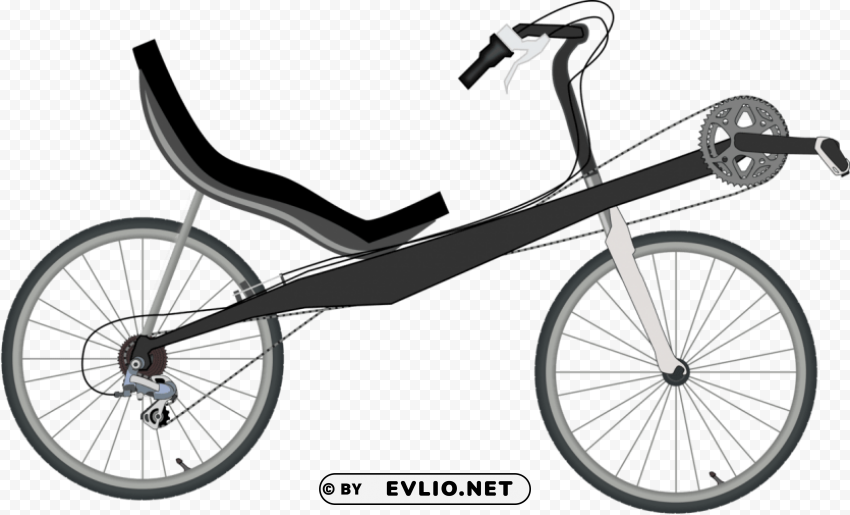 recumbent bike Isolated Graphic on Clear Background PNG