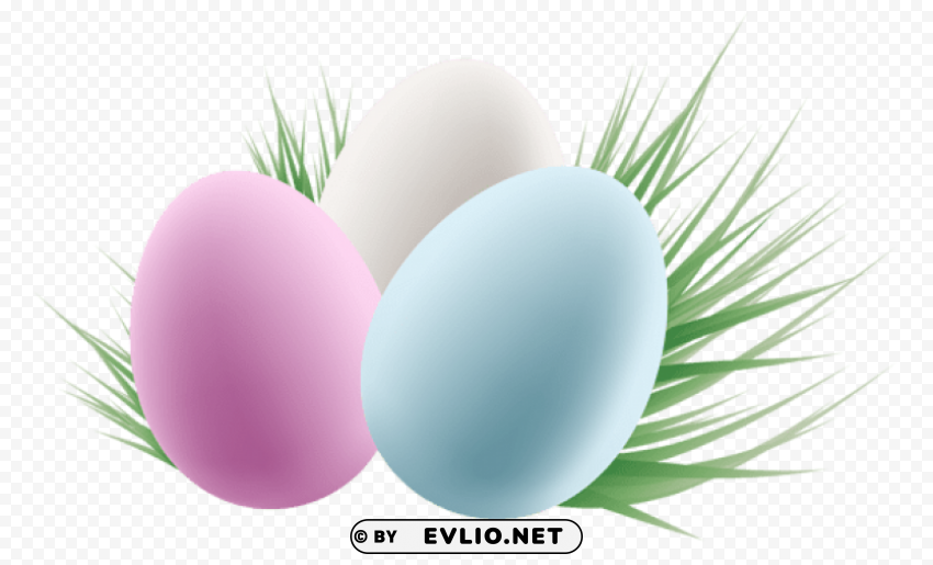 transparent easter eggs and grasspicture PNG graphics with alpha transparency broad collection