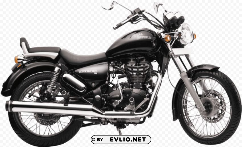 two wheeler royal enfield Transparent PNG Isolated Object