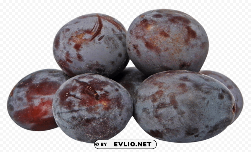 Plum Isolated Character in Transparent PNG