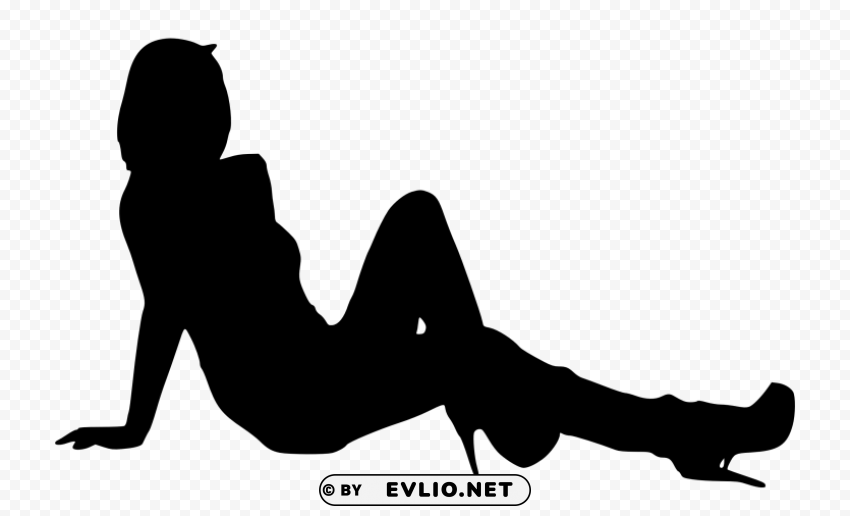 woman silhouette PNG file with no watermark