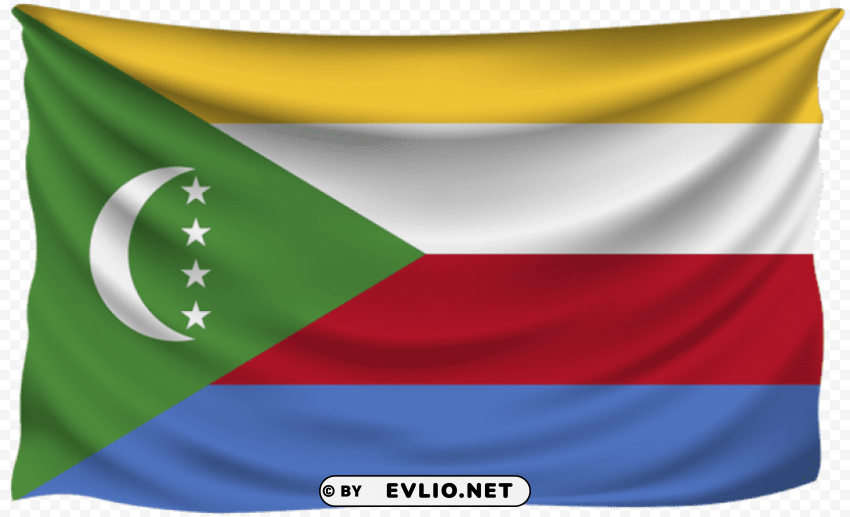 comoros wrinkled flag Transparent PNG images extensive gallery