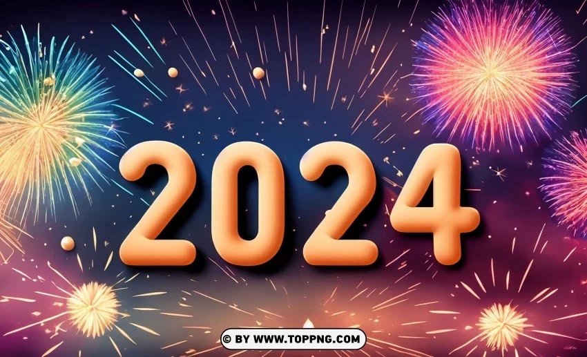 High-Quality Happy New Year 2024 Images for Free Spread the Joy - Image ID 8e3c6d79