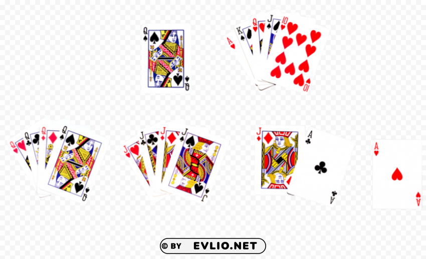Transparent Background PNG of playing card's Isolated PNG Image with Transparent Background - Image ID f970667d