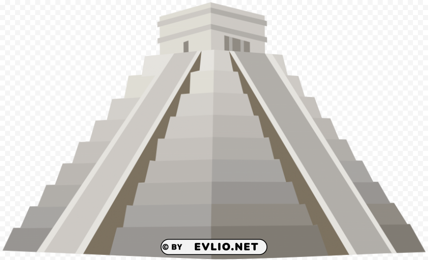 pyramid of kukulcan Transparent design PNG
