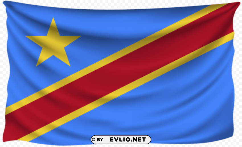 democratic republic of the congo wrinkled flag High-resolution PNG images with transparency