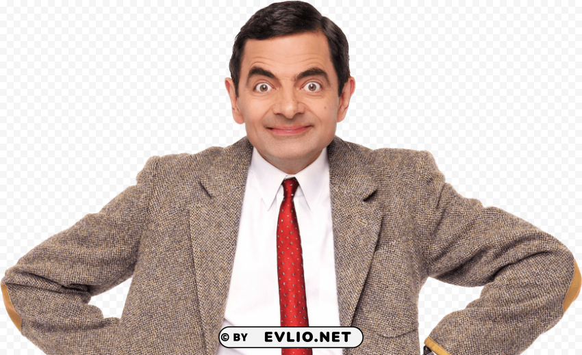 mr bean rowan atkinson PNG with Isolated Transparency