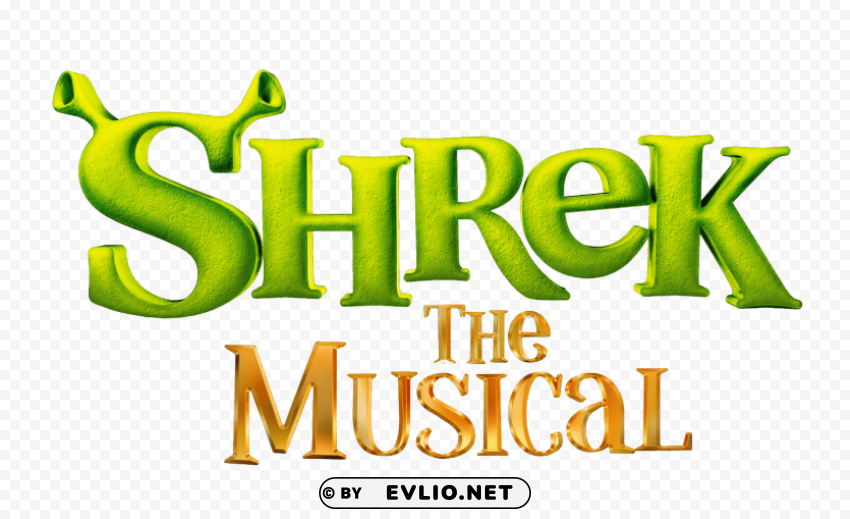 shrek logo Transparent Background Isolated PNG Design