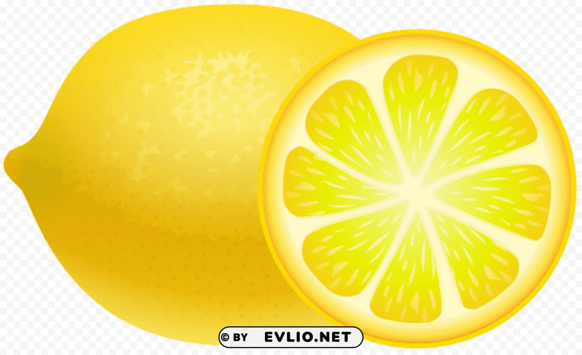 yellow lemon Isolated Graphic on HighQuality PNG