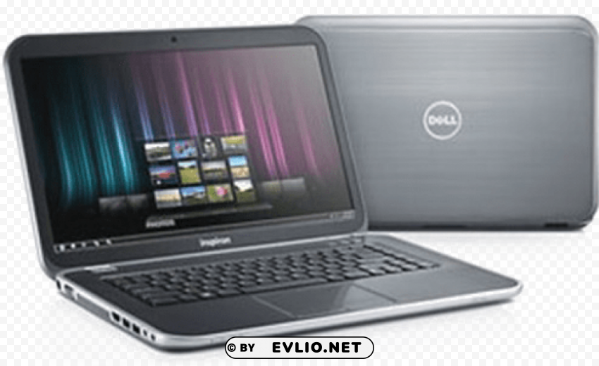 dell laptop HighResolution Isolated PNG Image