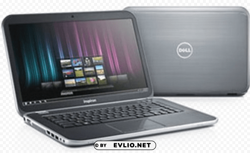 Dell Laptop HighResolution Isolated PNG Image