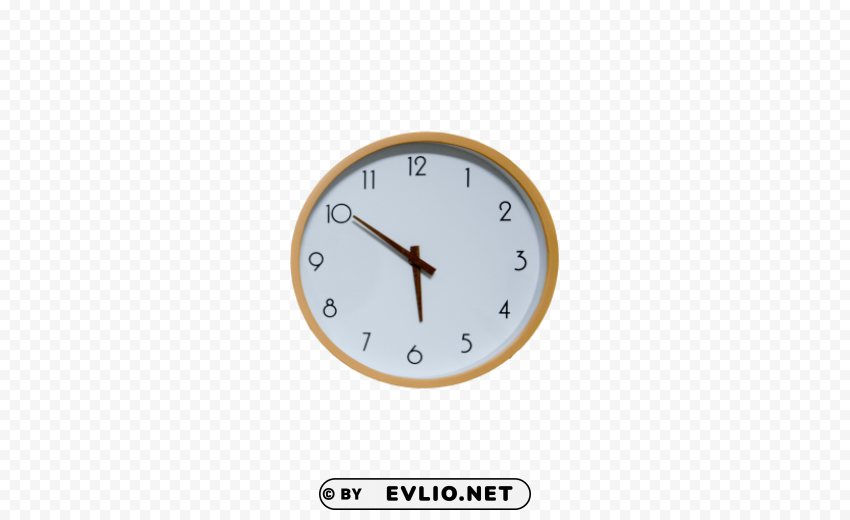 Transparent Background PNG of wall clock Isolated Icon in Transparent PNG Format - Image ID e21db2ba