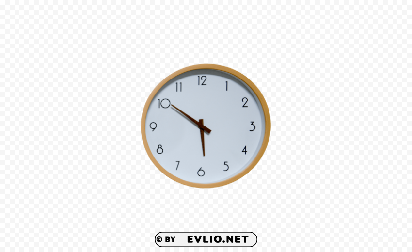 Wall Clock Isolated Icon In Transparent PNG Format