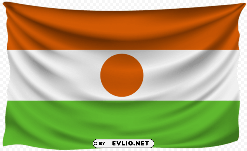 niger wrinkled flag Free PNG images with transparent layers diverse compilation
