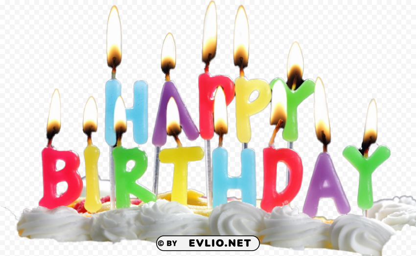 Birthday Candle Images PNG Graphic Isolated On Clear Background Detail