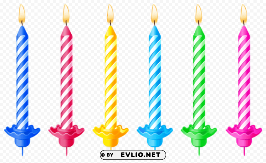 birthday candlespicture ClearCut Background PNG Isolated Element