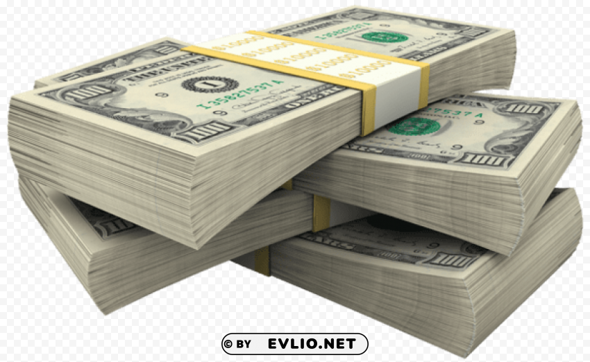 bundles of dollarspicture PNG Graphic with Transparent Isolation