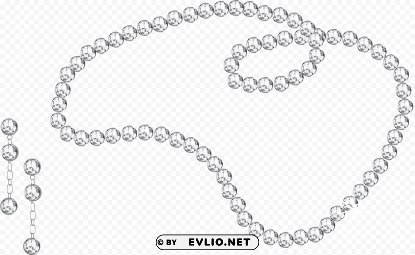 diamond necklace and earrings PNG artwork with transparency