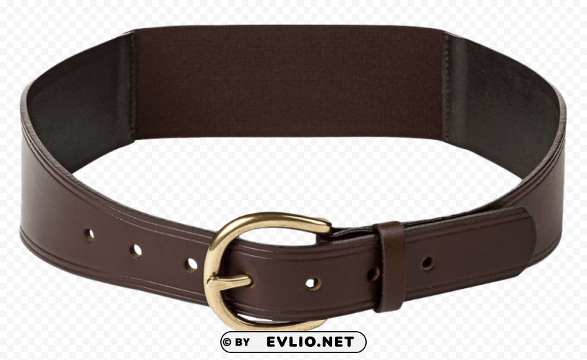 leather belt Isolated Item on Clear Transparent PNG