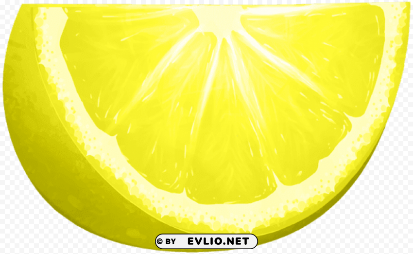 lemon slice Isolated Subject with Clear PNG Background