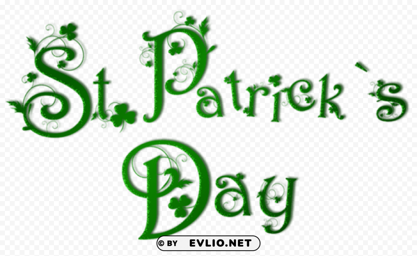 st patricks day green Transparent PNG images for digital art