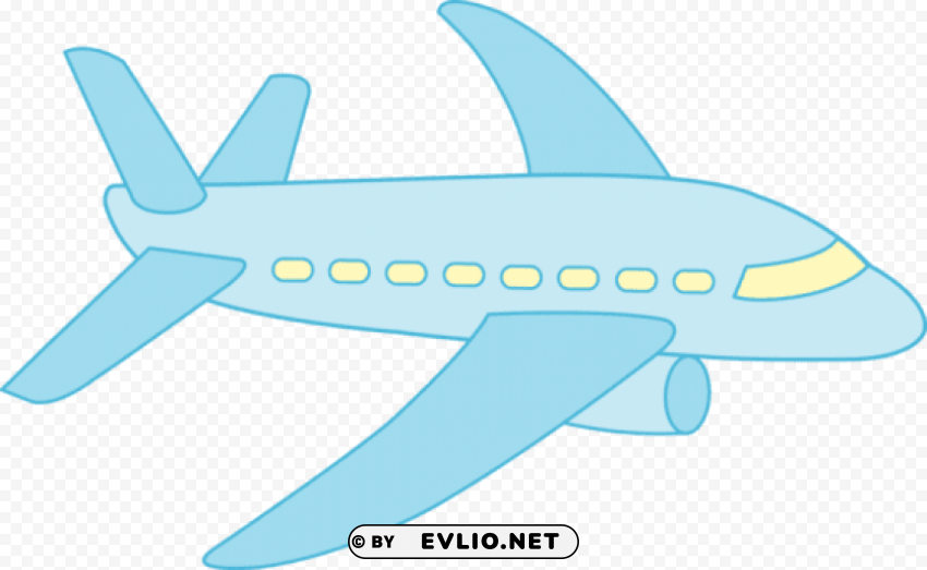 Airplane Cute PNG For T-shirt Designs