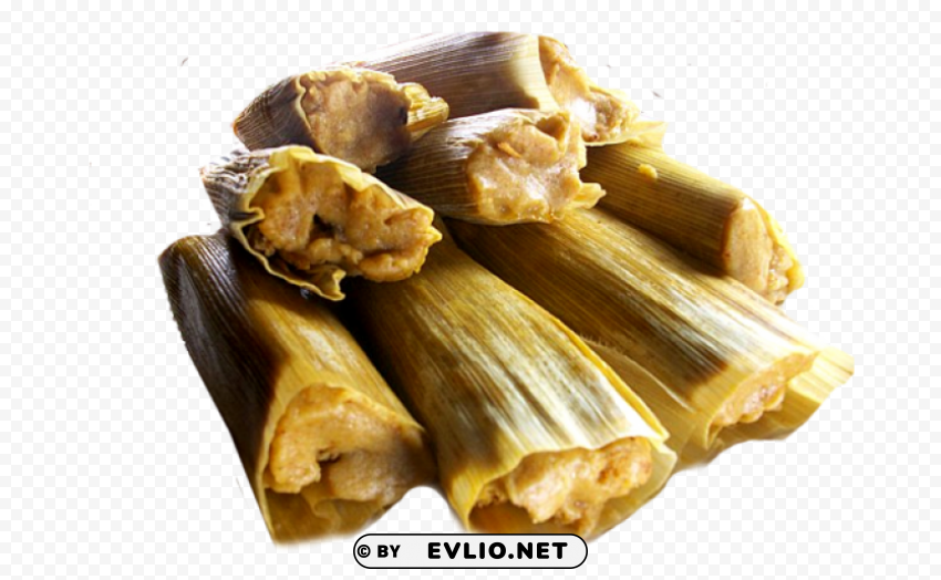 Tamales ClearCut Background PNG Isolated Subject