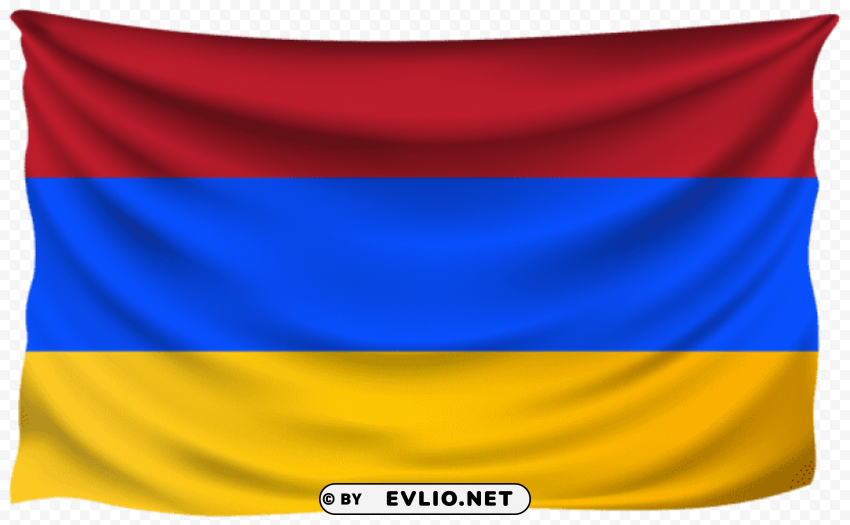 armenia wrinkled flag PNG images for personal projects